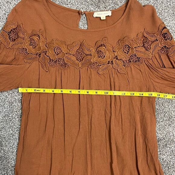 Black Swan Oriana‎ Orange Lace Top - Picture 7 of 8